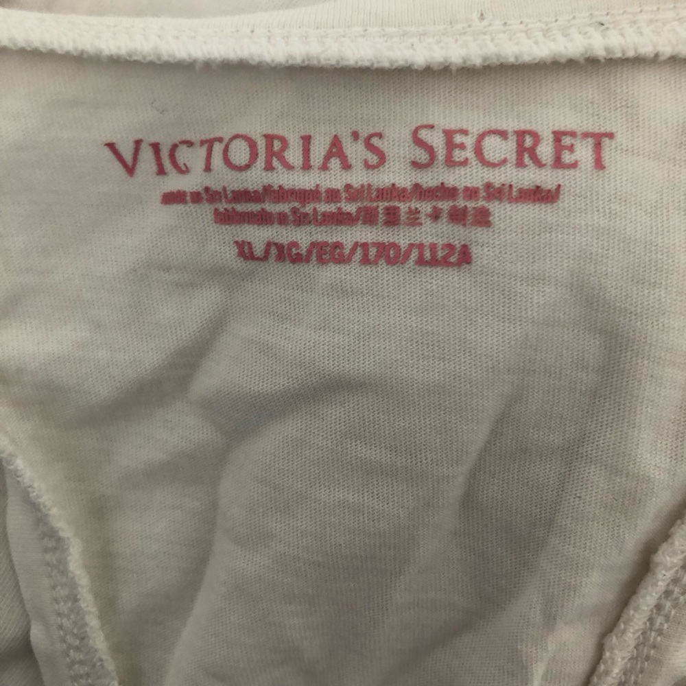 Victoria's Secret 'Love Victoria' White Tank Nightgown - Picture 5 of 6